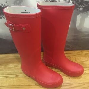 14th & Union tall red rain boots